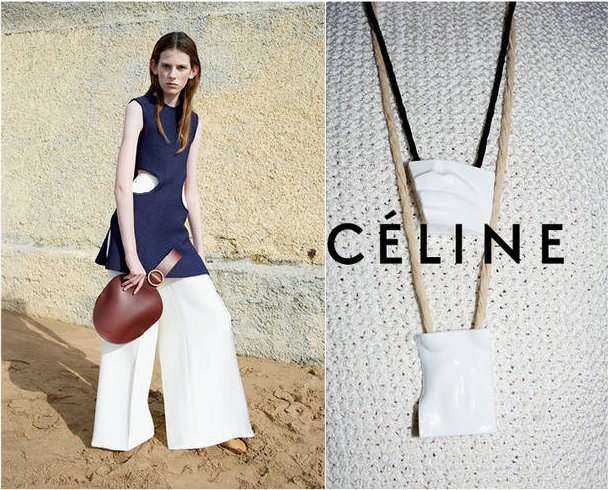 Celine Spring 2015 Ad Campaign Featuring New Round-Shaped Bag ...  