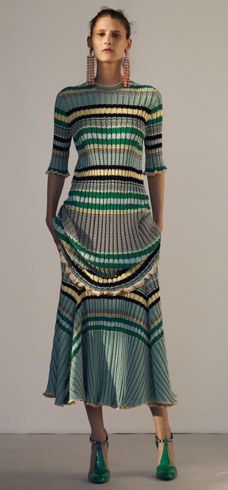 Celine-Tango-Chain-Ankle-Strap-Pump-in-Green-Patent-Calfskin