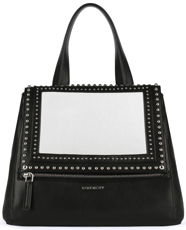 Givenchy-Pandora-Pure-medium-bag-in-grained-leather-and-studded-frame