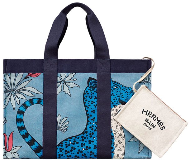 Hermes Leopard Beach Bags | Bragmybag