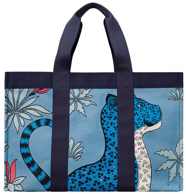 Hermes-leopard-beach-bag