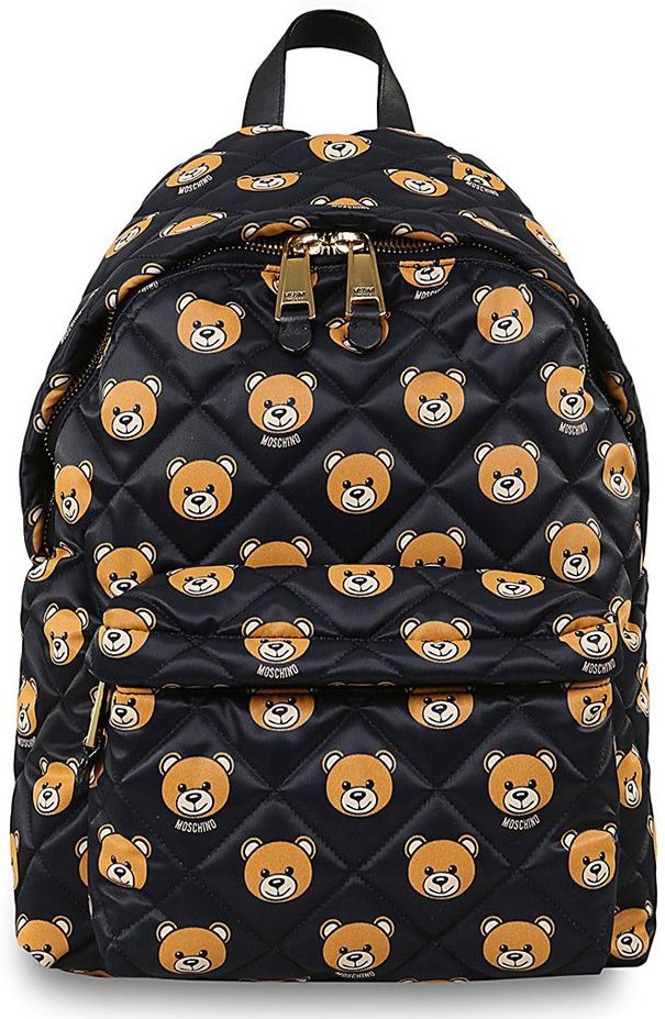 bear backpack moschino