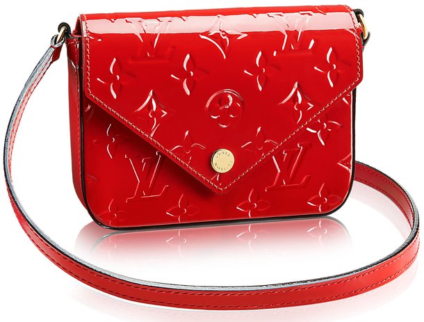 louis vuitton small red bag
