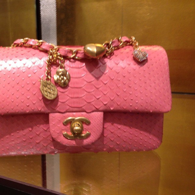 Chanel-Valentine-Flap-Bag-Pink-Python