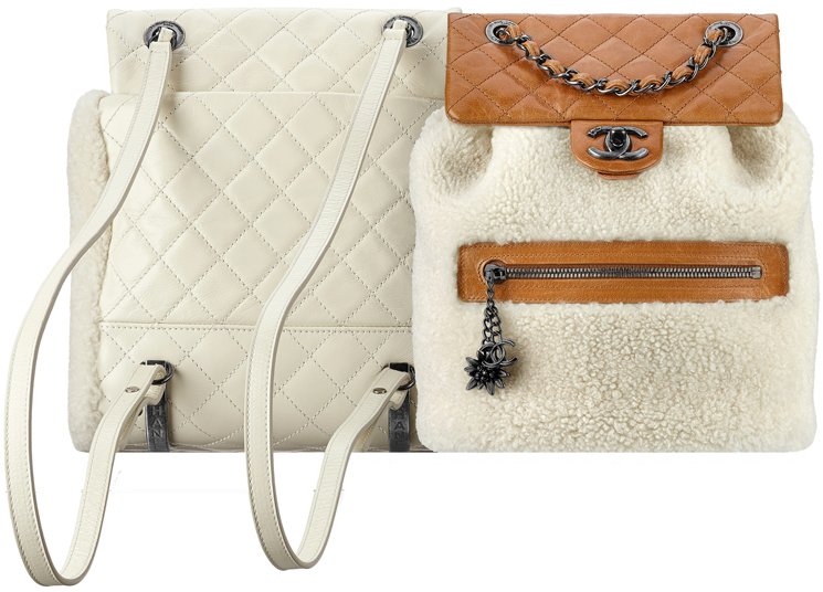Chanel-Shearling-Backpack