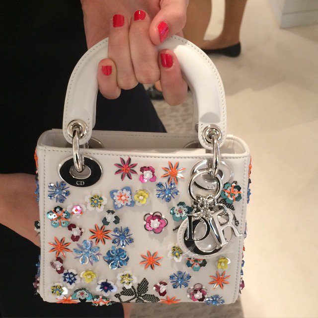 Dior-Flower-Embellished-Tote-Bag
