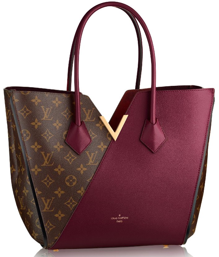 The Louis Vuitton Kimono Tote - a mix of traditional and a POP of color .  #louisvuitton #luxuryhandbags #shoppreowned