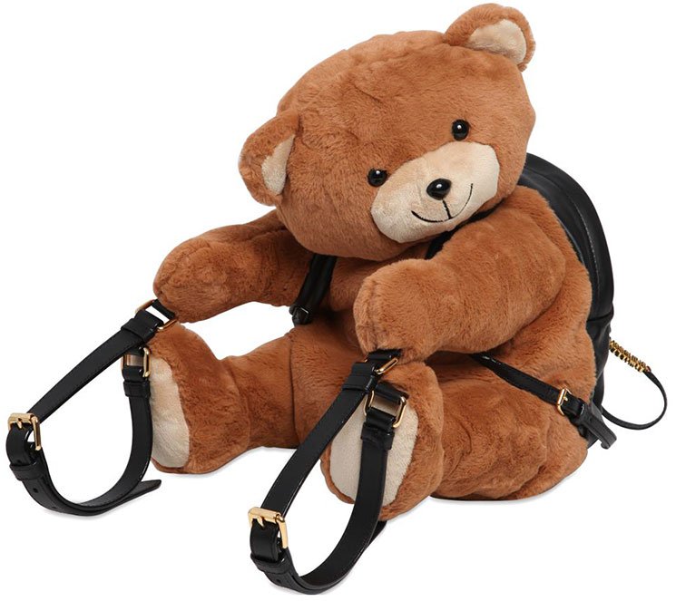 moschino bear backpack
