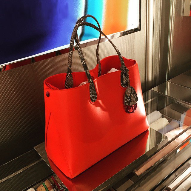 Dior-Addict-Bag-with-Python-Leather