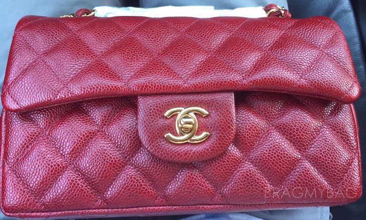 Chanel-Classic-Flap-Bag-Grained-Red