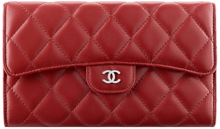 CHANEL A31509 BLACK CAVIAR LEATHER QUILTED YEN LONG WALLET