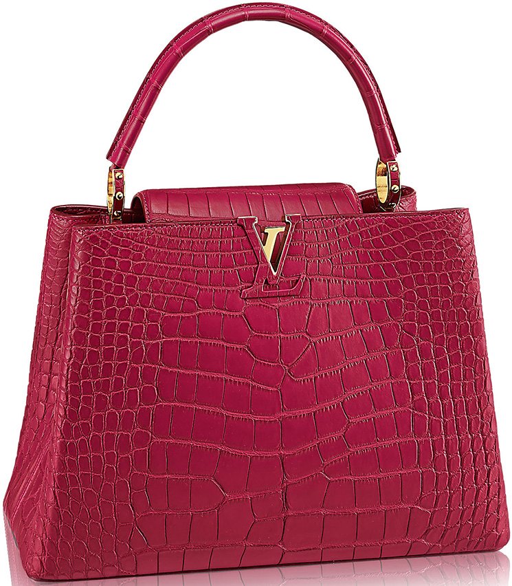 Louis-Vuitton-Capucines-Bags-in-Ostrich,-Python-And-Crocodile-Leathers-6