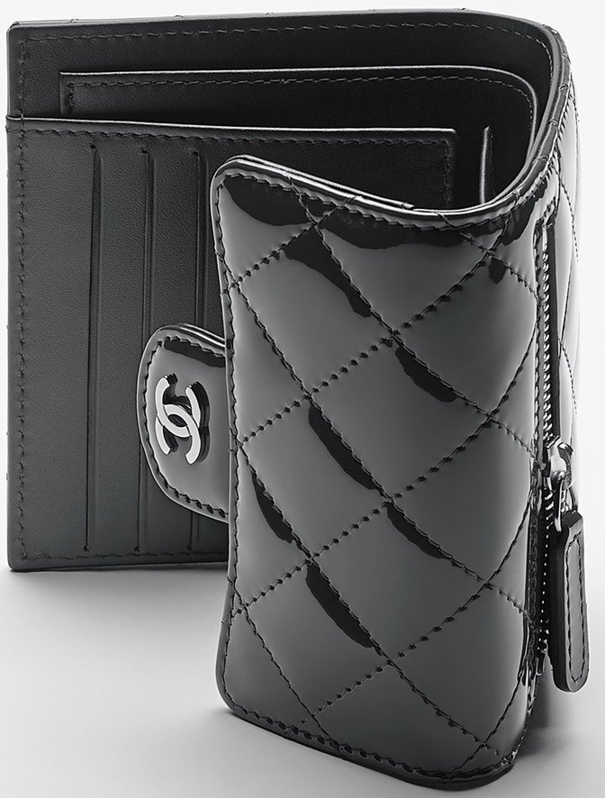 Chanel Small Patent Calfskin Wallet
