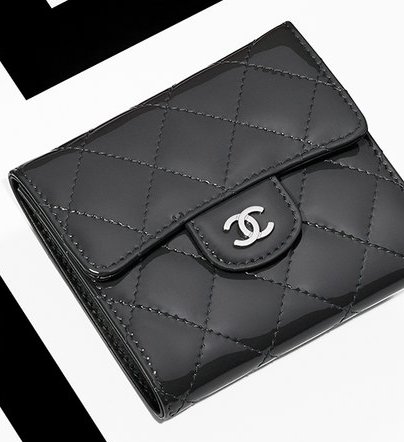 Chanel Small Patent Calfskin Wallet | Bragmybag  