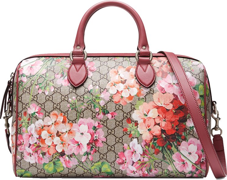 Gucci Blooms GG Supreme Top Handle Bag 