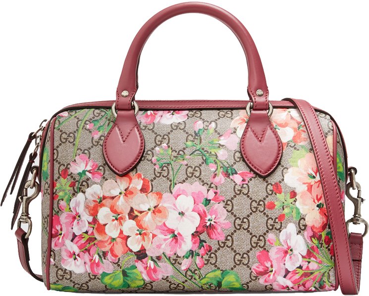 Gucci Blooms GG Supreme Top Handle Bag 