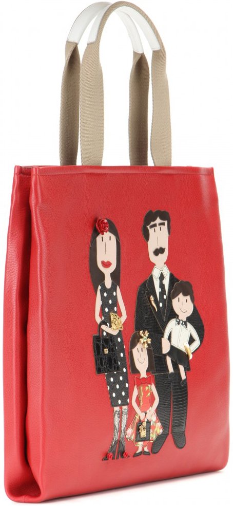 Dolce-&-Gabbana-Family-Leather-Shopping-Bag-2