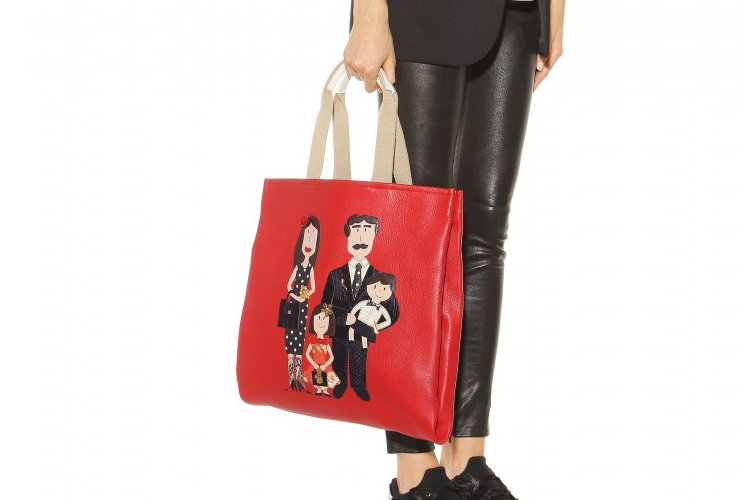 Dolce-&-Gabbana-Family-Leather-Shopping-Bag-4