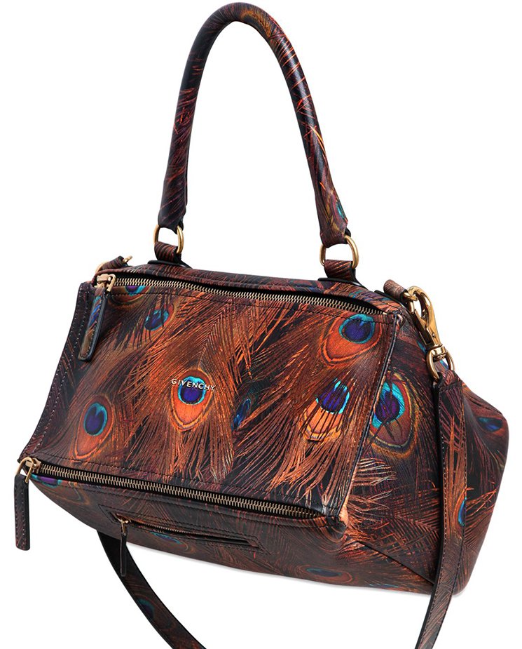 Givenchy-Peacock-Feathers-Printed-Bag-Collection