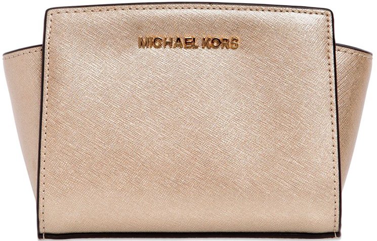 Michael Kors Mini Selma Saffiano Leather Shoulder Bag