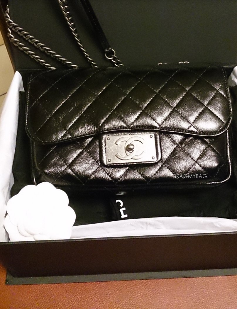 Chanel-Quilted-Flap-Bag-with-Silver-Plate-2