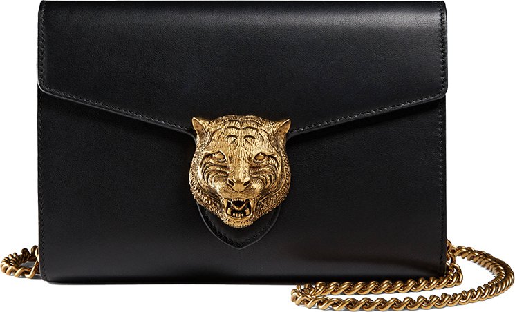 Gucci-Animalier-Leather-Chain-Bag