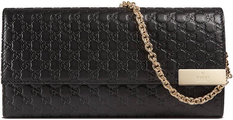 Gucci-Microguccissima-leather-chain-wallet
