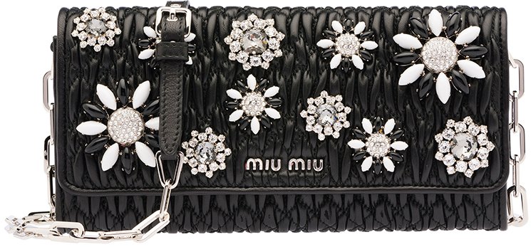 Miu-Miu-Crystal-Flower-Wallet-On-Chain-Bag