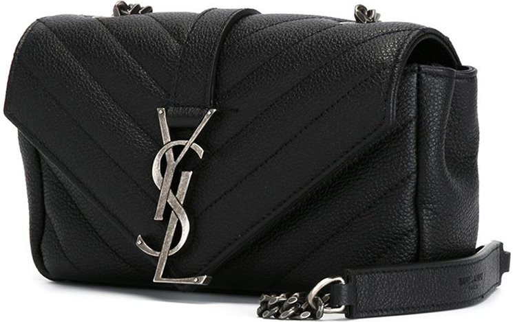 Saint-Laurent-Classic-Monogram-Quilted-Baby-shoulder-bag-with-Gunmetal-Chain-5