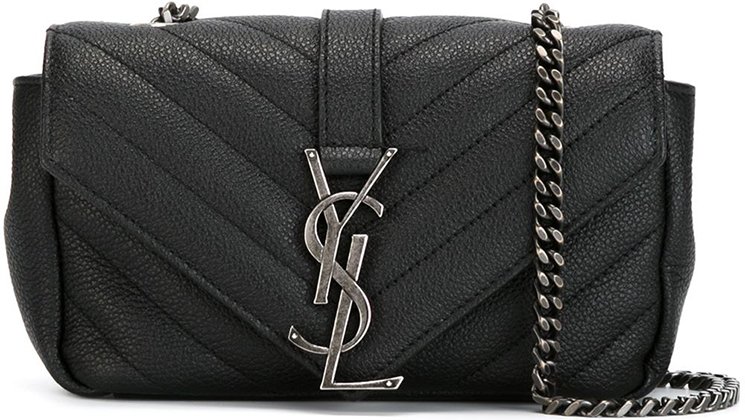 Saint-Laurent-Classic-Monogram-Quilted-Baby-shoulder-bag-with-Gunmetal-Chain