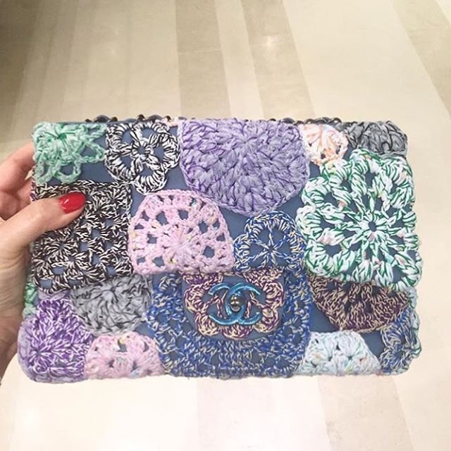 Chanel Flower Crochet Flap Bag | Bragmybag