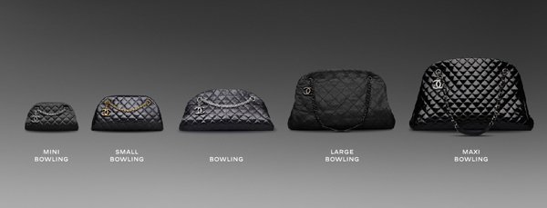CHANEL Patent Quilted Large Just Mademoiselle Bowling Bag Light