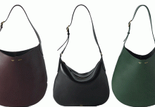 celine hobo leather handbag  