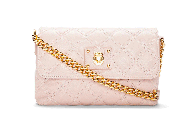 Marc Jacobs Pink Quilted Leather The Single Bag 1