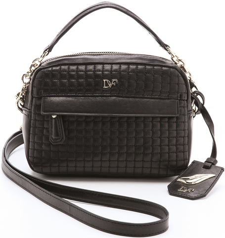 Diane Von Furstenberg Milo Mini Quilted Bag: Tote, Shoulder and Clutch ...