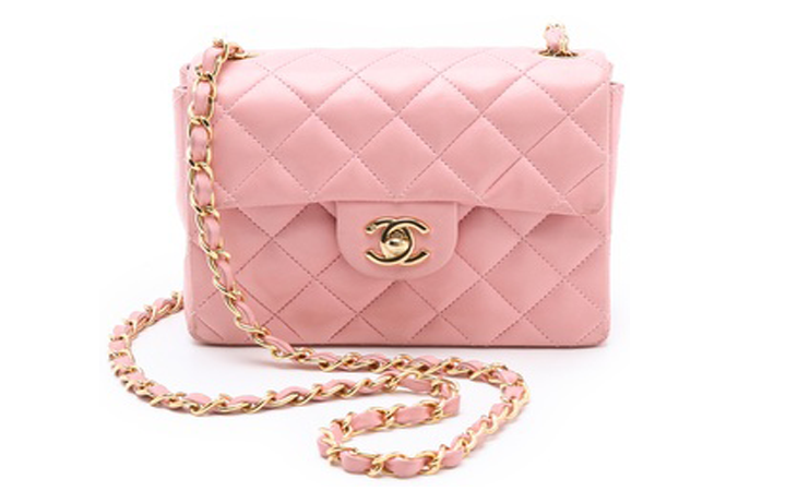 chanel mini pink bag