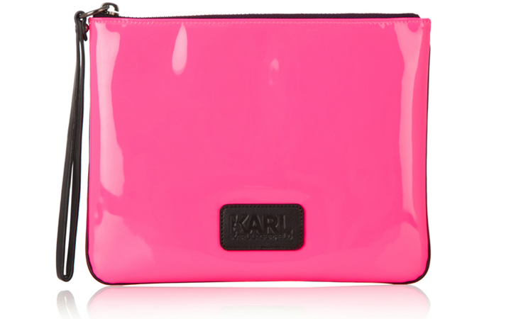 Karl Lagerfeld Neon Patent leather pouch thumb 1