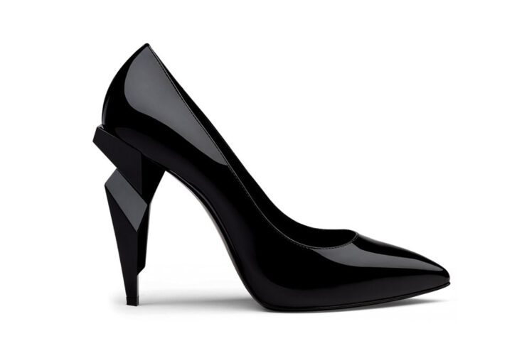 FENDI Black Patent Pumps With Diamond Heels | Bragmybag