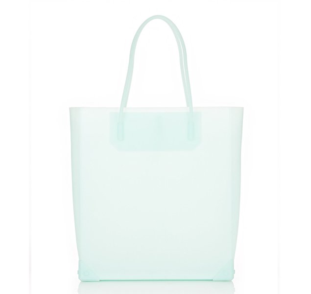 alexander wang molded tote in ice 4