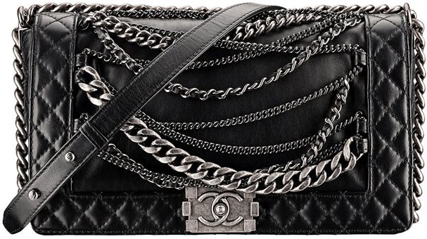 Pre-owned Chanel New Medium Boy Bag SO Black Calfskin Black Hardware –  Madison Avenue Couture
