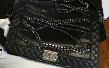 Chanel Boy Quilted Enchained Bag