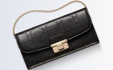 Diorling Rendezvous Chain Wallet black thumb