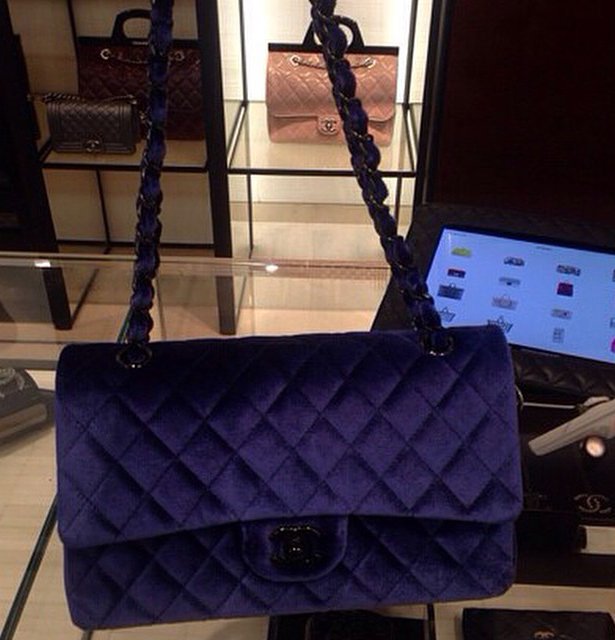 Chanel Classic Flap Bag in Velvet | Bragmybag