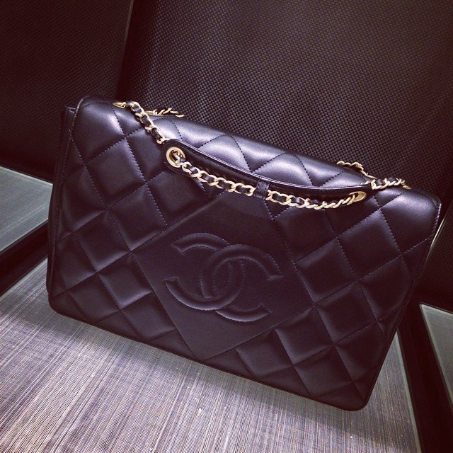Chanel Diamond CC Flap Bag For Fall Winter 2014 Pre-Collection
