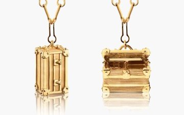 Shop Louis Vuitton PETITE MALLE 2022 SS Petite malle necklace