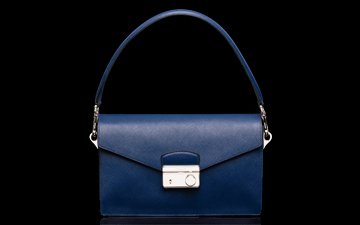 Prada Saffiano Leather Mini Sound Flap Bag