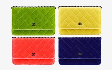 Chanel Wallet on Chain in Velvet