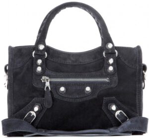 balenciaga suede bag 2016