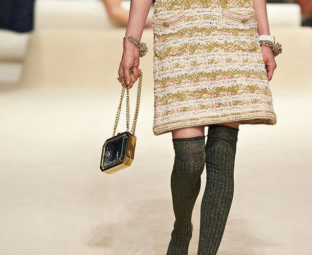 Chanel Gold Premiere Plexiglass Minaudiere Clutch Bag Chanel | The Luxury  Closet
