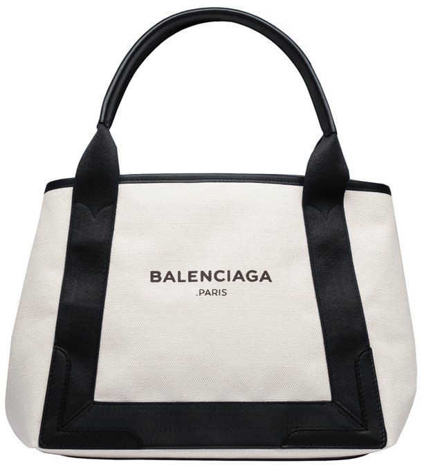 Balenciaga Cabas Navy Bag
